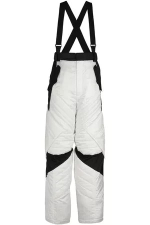 Balmain Men Ski Suits - X Rossignol monogram ski trousers - White