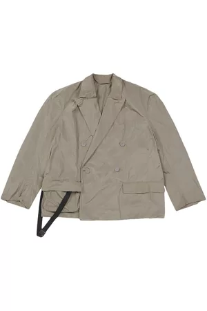 Balenciaga Oversized Jackets - Packable taffeta jacket - Grey