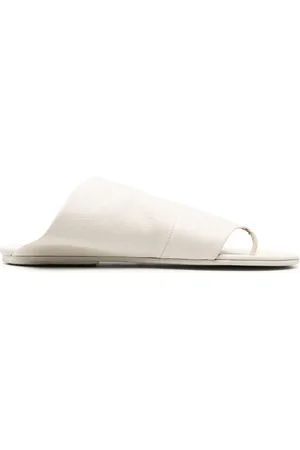 MARSÈLL Asymmetric leather sandals