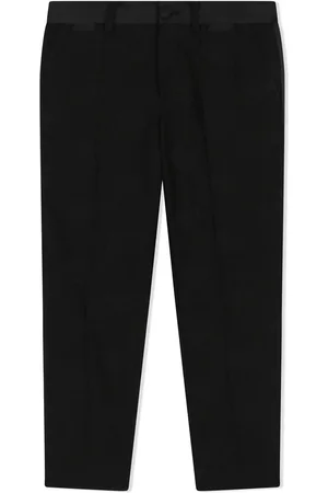Dolce & Gabbana DG-logo jacquard wool trousers