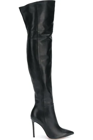 Gianvito Rossi Bea Cuissard leather thigh-high boots