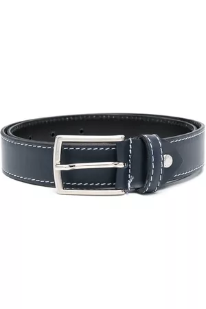 COLORICHIARI Buckle leather belt - Blue