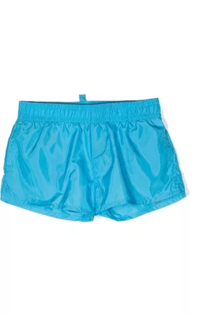 Dsquared2 Swim Shorts - Logo-print swim shorts - Blue