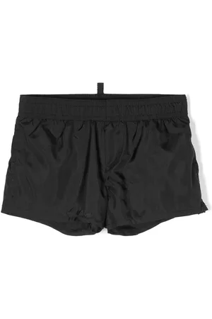 Dsquared2 Swim Shorts - Logo-print swim shorts - Black