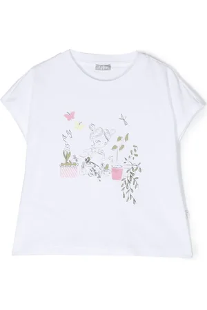 Il gufo Graphic-print detail T-shirt