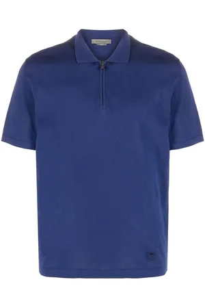 corneliani Zip-up polo shirt