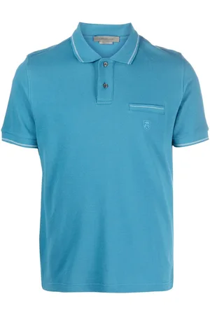 corneliani Short-sleeve cotton polo shirt