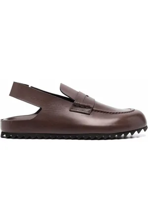 Officine creative Slingback leather loafers