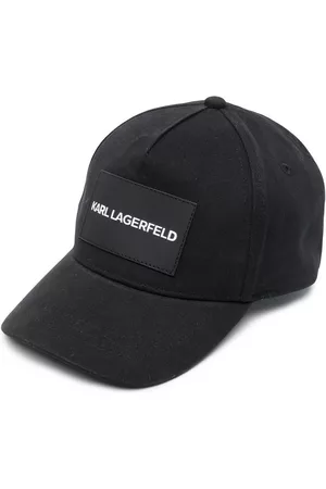 Karl Lagerfeld Cotton logo patch cap - Black