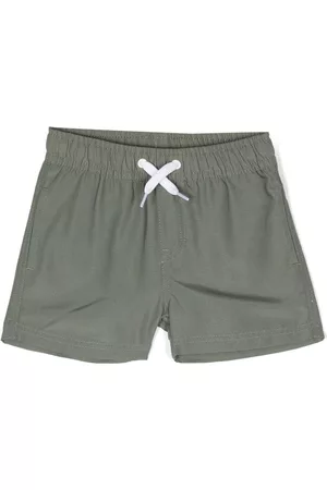HUGO BOSS Swim Shorts - Drawstring-waist swim shorts - Green