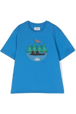 Woolrich Road Trip logo-printed t-shirt