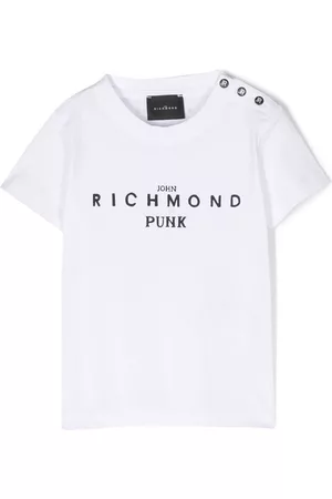 John Richmond Junior Short Sleeved T-Shirts - Logo-print short-sleeved T-shirt - White