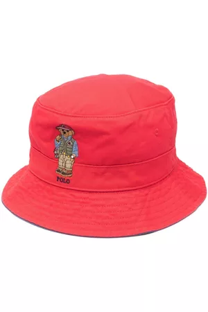 Ralph Lauren Polo Bear cotton bucket hat - Red