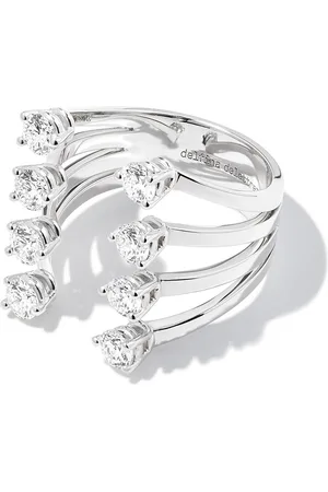 DELFINA DELETTREZ 18kt white gold Dots diamond ring