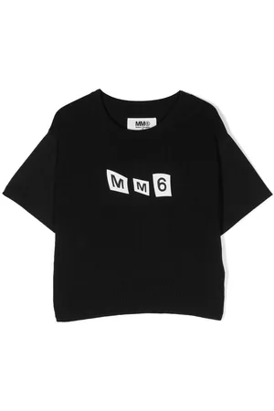 Maison Margiela Logo-print short-sleeve T-shirt - Black