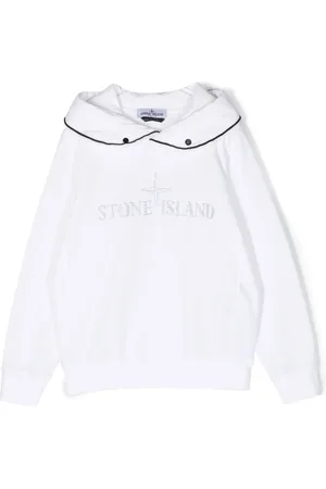Stone Island Logo-print cotton hoodie