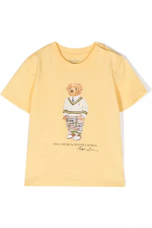 Ralph Lauren Teddy Bear short-sleeved T-shirt - Yellow