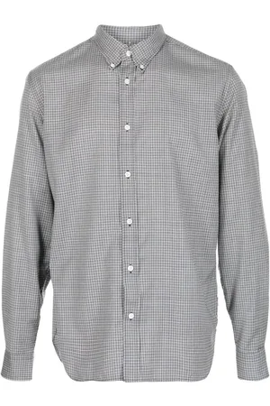 Woolrich Fine-check virgin wool shirt