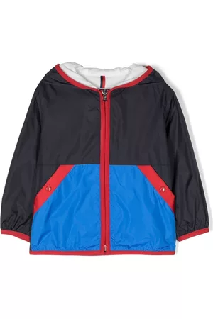 Moncler Jackets - Burhow lightweight hooded jacket - Blue