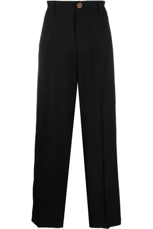 VERSACE Striped-detailing trousers