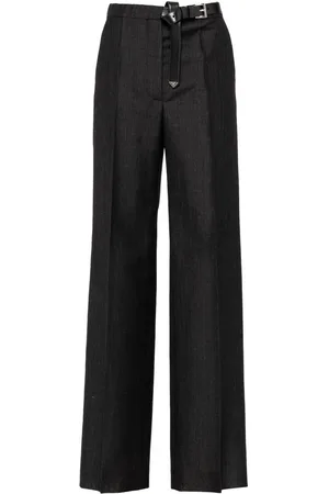 Prada Kid-mohair tailored trousers