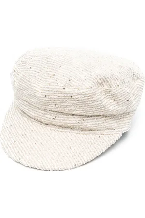 Fabiana Filippi Sequin-detailed baker boy hat