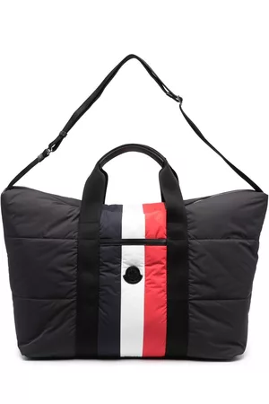 Moncler Men Bags - Logo-patch padded shoulder bag - Black