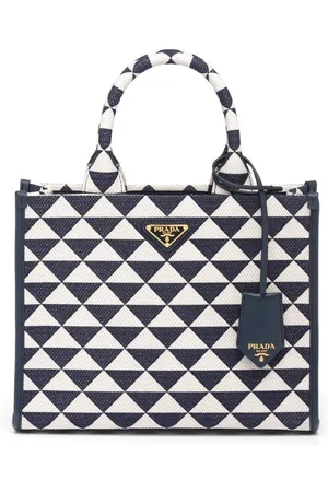 Prada Small Symbole embroidered tote bag
