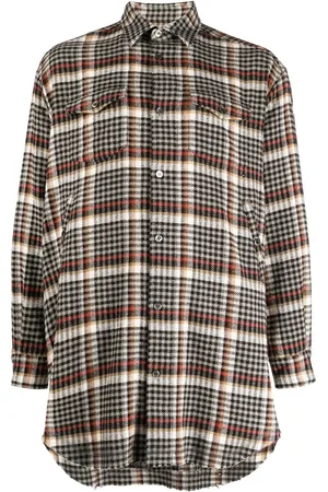 UNDERCOVER Check-pattern button-up shirt