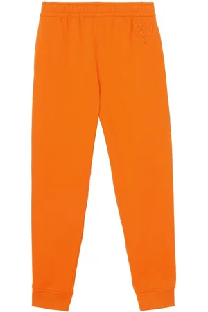 Burberry Logo patch cotton track pants