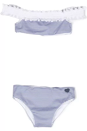 MONNALISA Bikini Sets - Candy-stripe bikini set - White