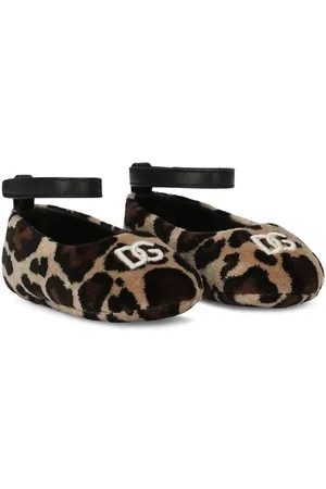 Dolce & Gabbana Leopard-print ballerina shoes