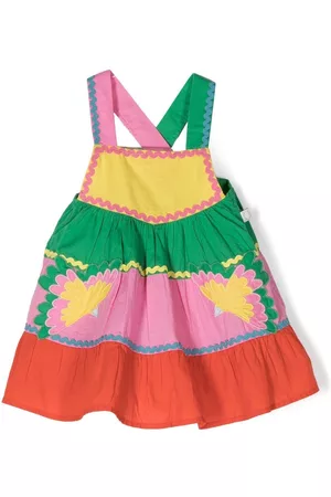 Stella McCartney Girls Casual Dresses - Multicolour patchwork dress - Red