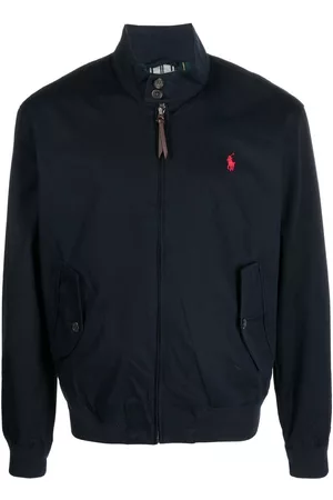 Ralph Lauren Men Sports Jackets - Embroidered-logo lined windbreaker - Blue