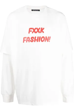 Ground Zero Slogan-print double-sleeved T-shirt