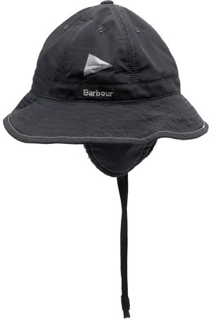 Barbour Men Hats - Fleece ear flaps bucket hat - Black