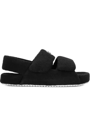 Dolce & Gabbana Faux-fur sandals - Black
