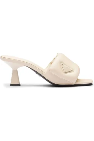 Prada 70mm logo-plaque sandals