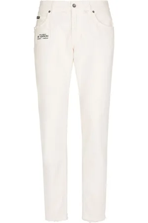 Dolce & Gabbana Logo-appliqu?? slim-cut jeans