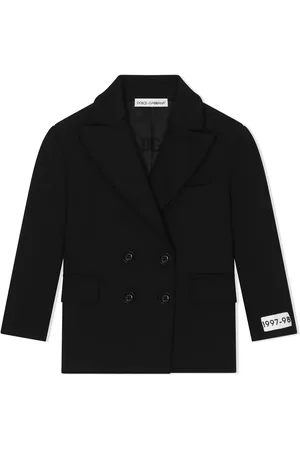 Dolce & Gabbana Logo-patch double-breasted blazer