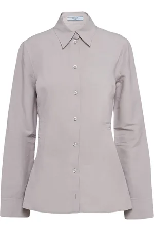 Prada Paper-based button-up shirt