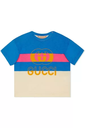 Gucci Logo-print T-shirt - Blue