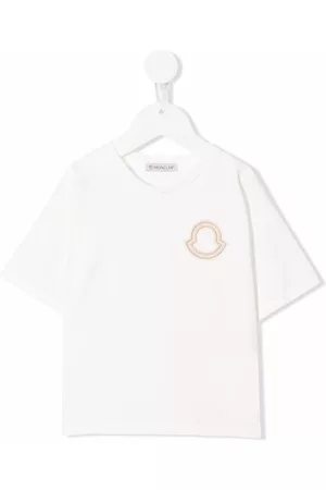 Moncler Short-sleeve logo t-shirt - Neutrals