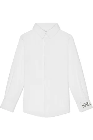 Dolce & Gabbana Logo-print button-up shirt - White