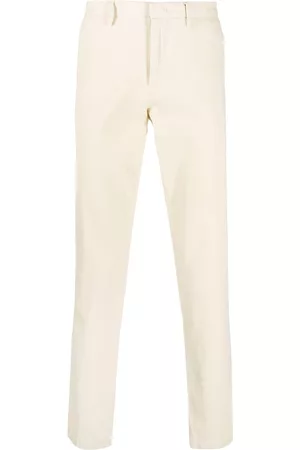 HUGO BOSS Mid-rise slim-fit chinos - Neutrals