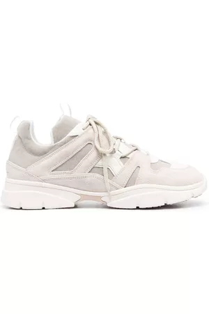 Isabel Marant Lace-up leather sneakers - Neutrals