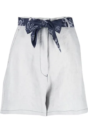 Emporio Armani High-waisted cotton shorts