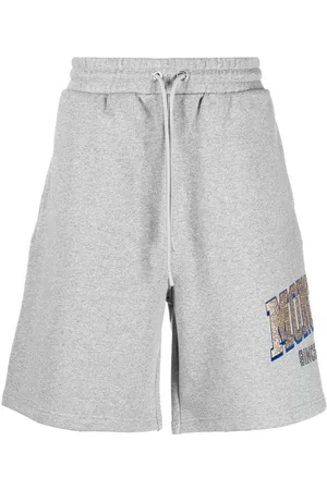 Moncler Men Sports Shorts - Logo-print shorts - Grey