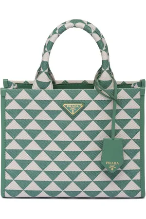 Prada Small Symbole embroidered tote bag