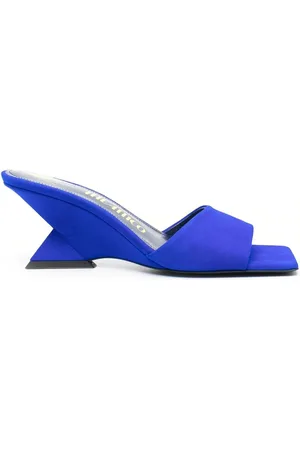 The Attico Cheope 75mm suede mules